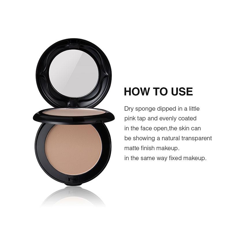 AMENOW Double Layer Compact Powder Makeup Professional Beauty Concealer pressed powder Light  F612