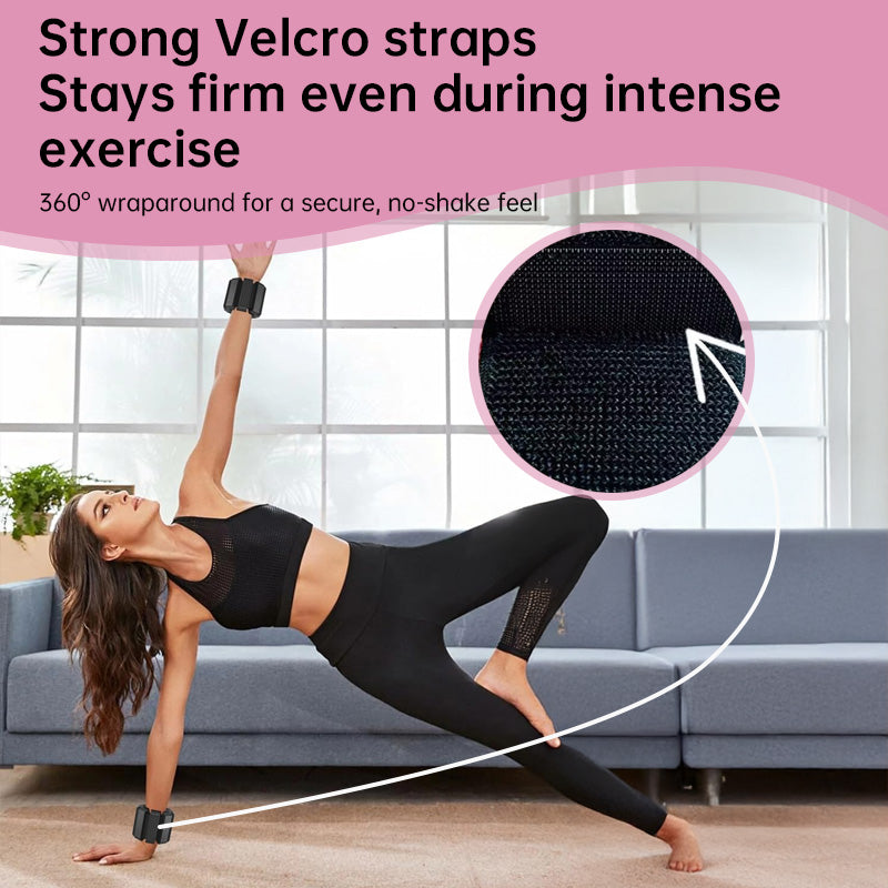 Weighted Wristbands: Silicone, for Weight Training/Yoga/Dance/Fitness (Also for Ankles)