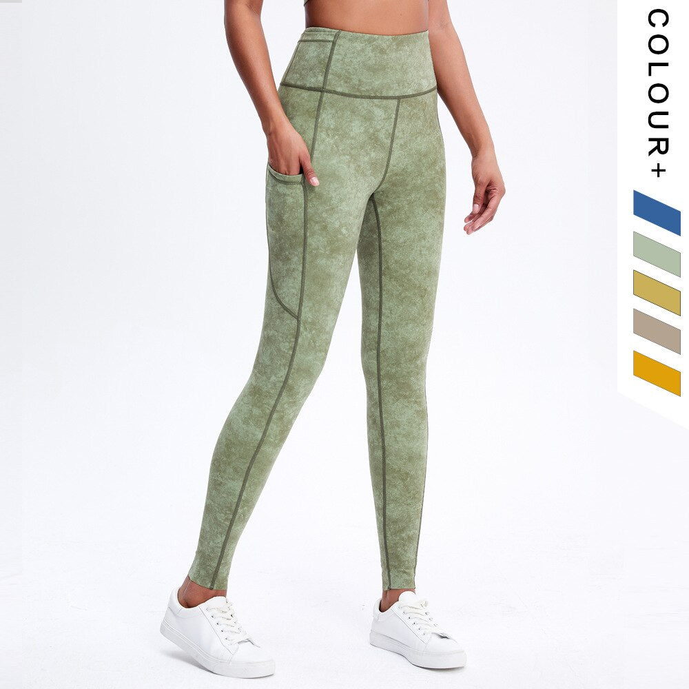 5 Colors Yoga Set Women Fitness Suits Bandage Yoga Sport Bra Tie Dye High Waist GYM Leggings Pants Fitness Suit Workout Leggings