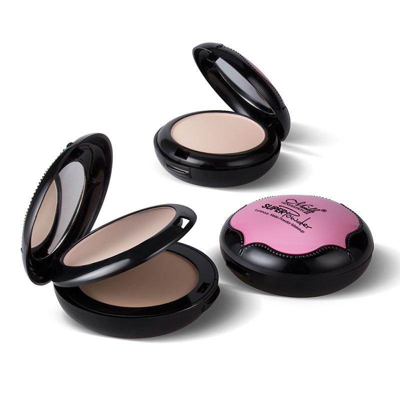 AMENOW Double Layer Compact Powder Makeup Professional Beauty Concealer pressed powder Light  F612