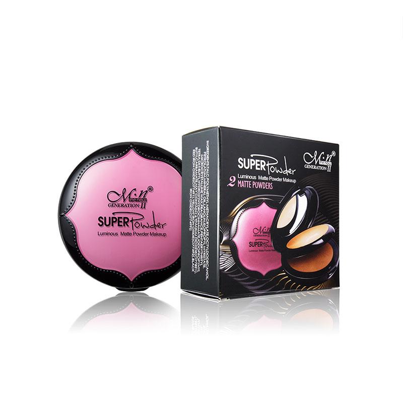 AMENOW Double Layer Compact Powder Makeup Professional Beauty Concealer pressed powder Light  F612