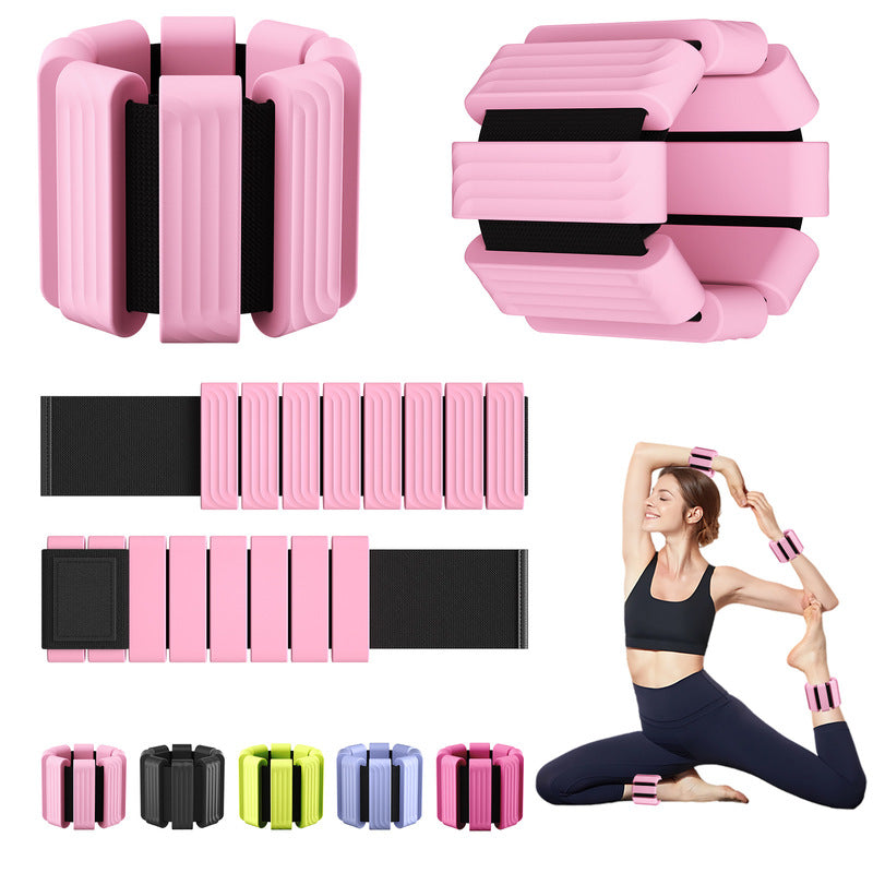 Weighted Wristbands: Silicone, for Weight Training/Yoga/Dance/Fitness (Also for Ankles)
