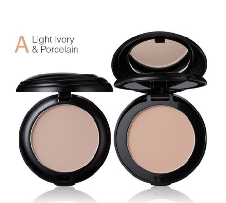 AMENOW Double Layer Compact Powder Makeup Professional Beauty Concealer pressed powder Light  F612
